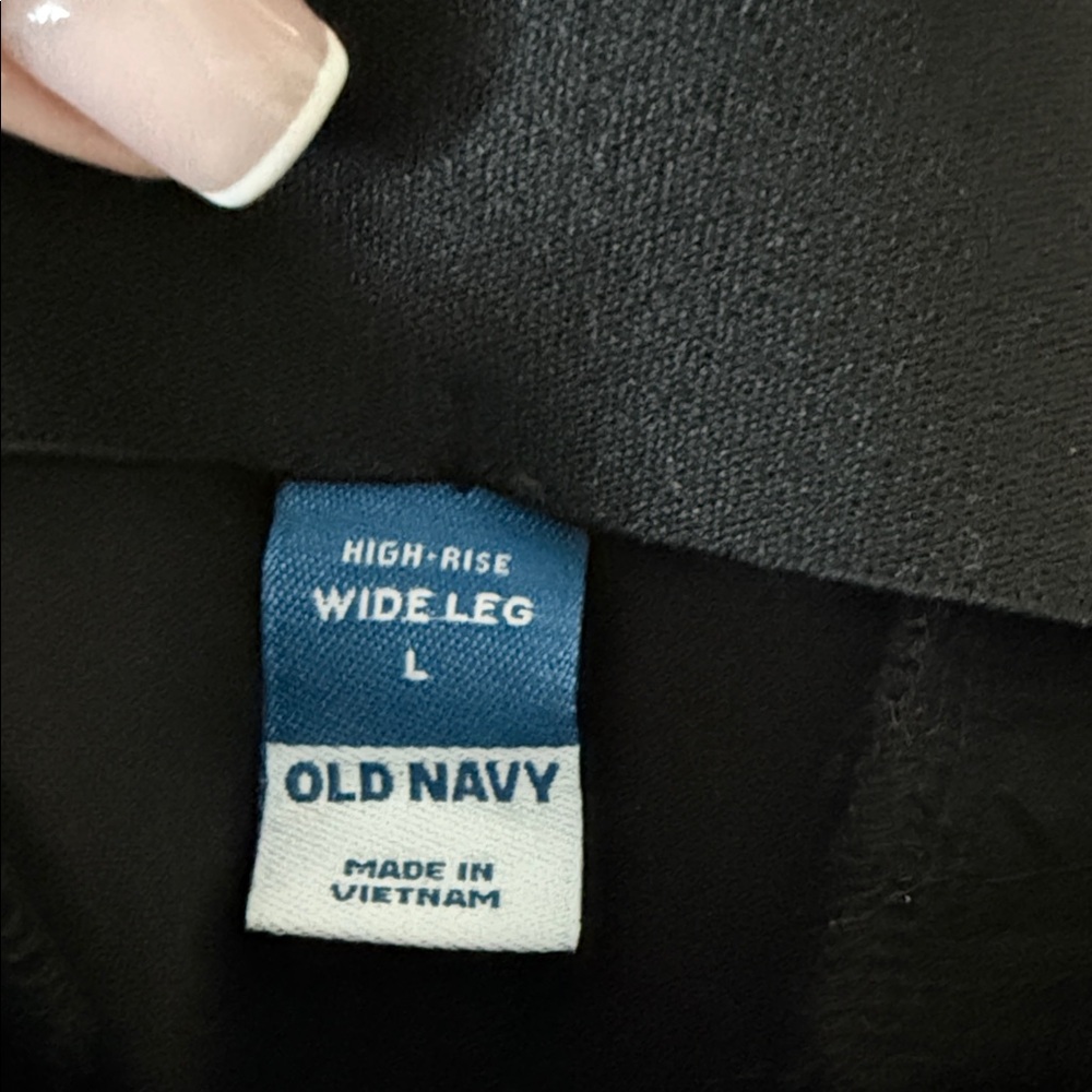 Old Navy Black Wide-Leg Women's Pants - Picture 5 of 5